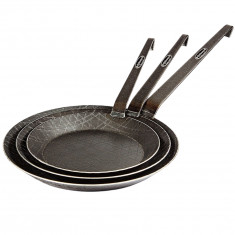 Petromax Wrought-Iron Pande SP24, stekpanna, svart
