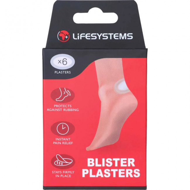 Plasturi pentru bășici LifeSystems (pachet de 6), Plasturi pentru bășici