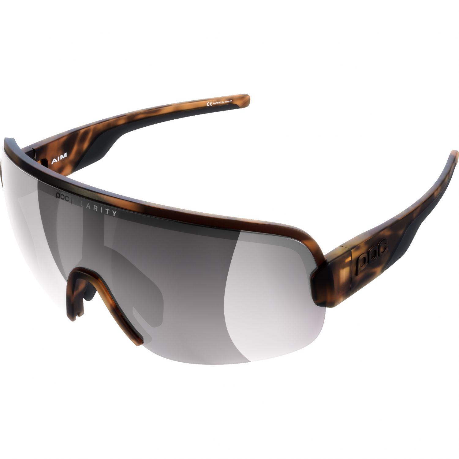 POC Aim, occhiali da sole, marrone tartaruga