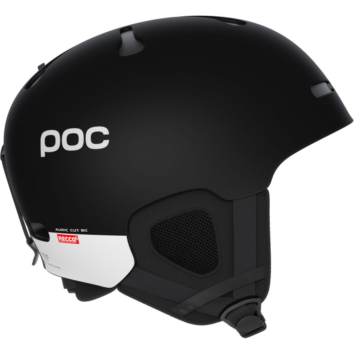 POC Auric Cut BC MIPS, capacete de esqui, preto urânio mate