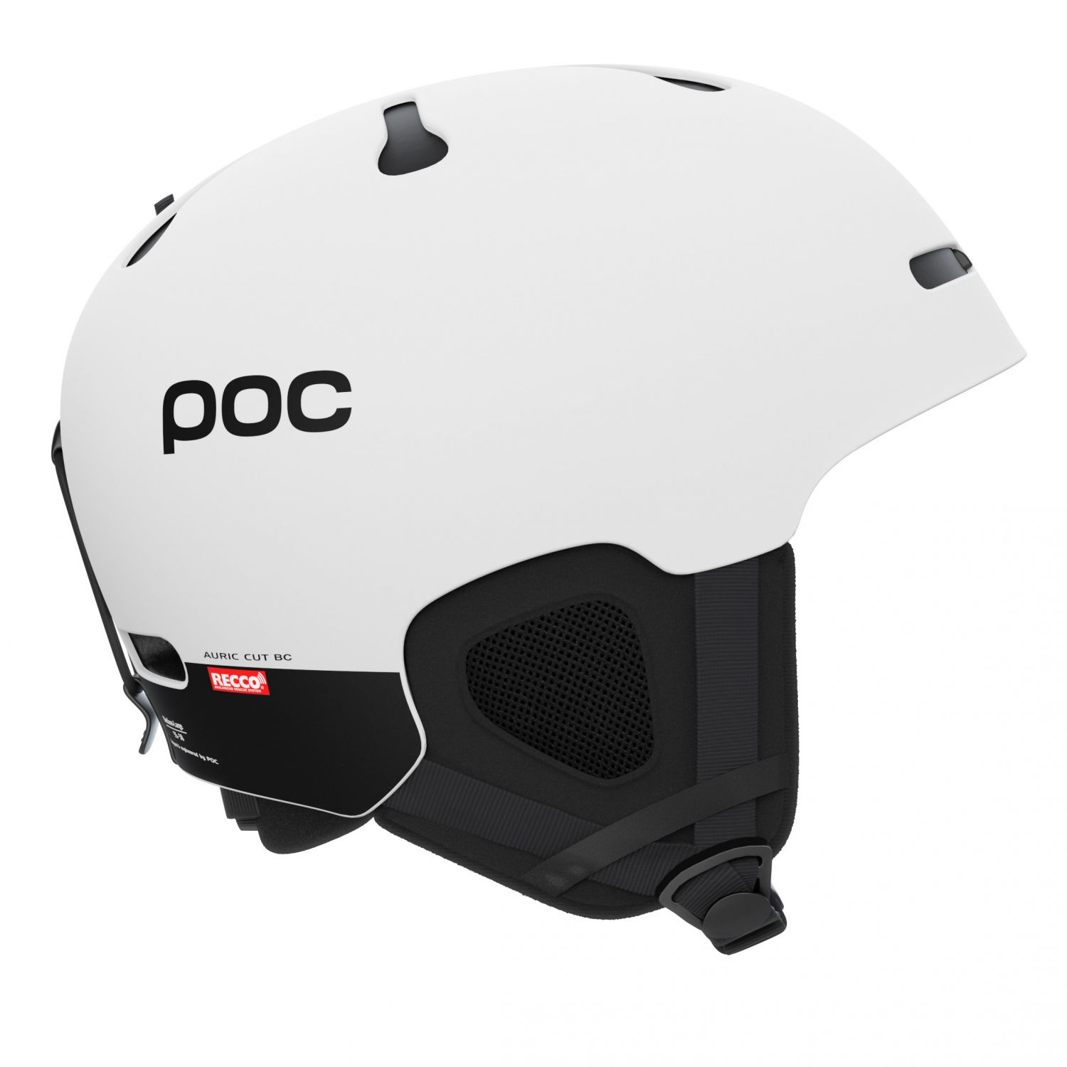 POC Auric Cut BC MIPS, casque de ski, hydrogen white matt