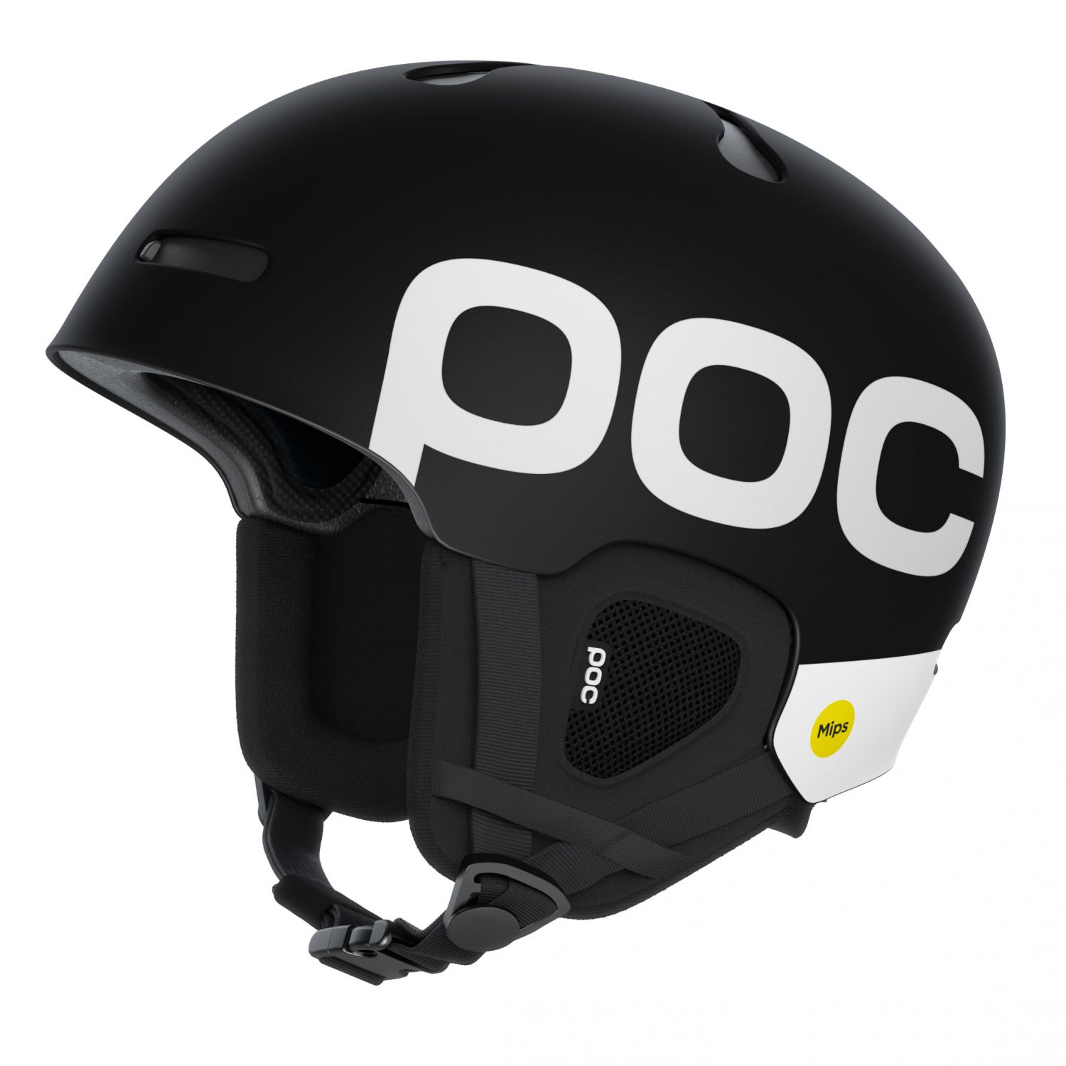 POC Auric Cut BC MIPS, kask narciarski, czarny uran matowy