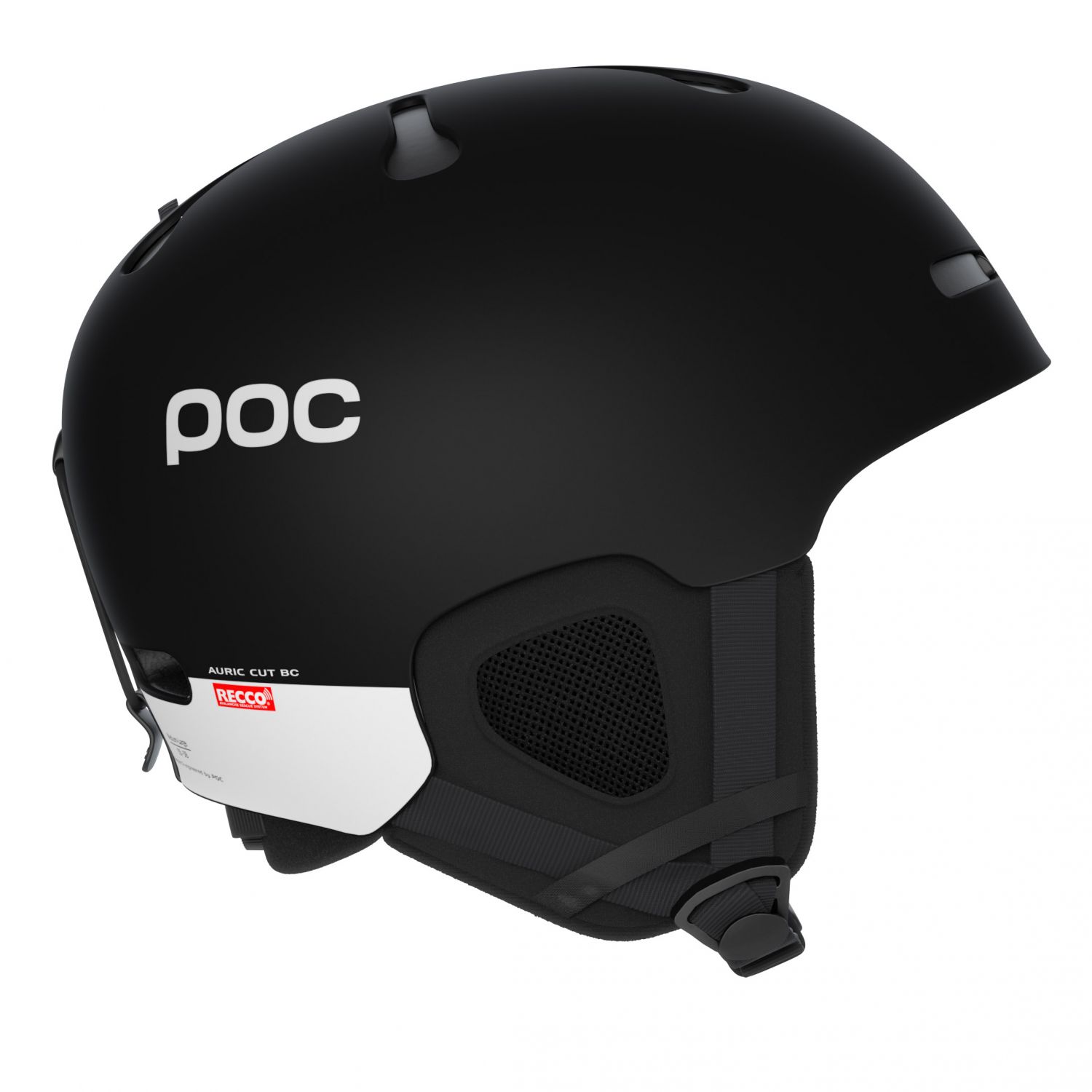 POC Auric Cut BC MIPS, kask narciarski, czarny uran matowy