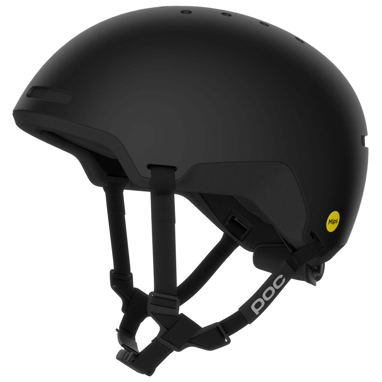 POC Calyx, casco de esquí, negro uranio mate