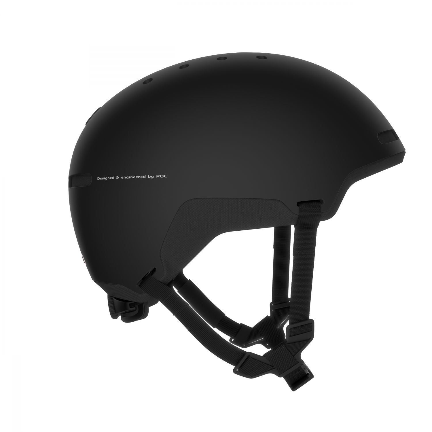 POC Calyx, casco de esquí, negro uranio mate