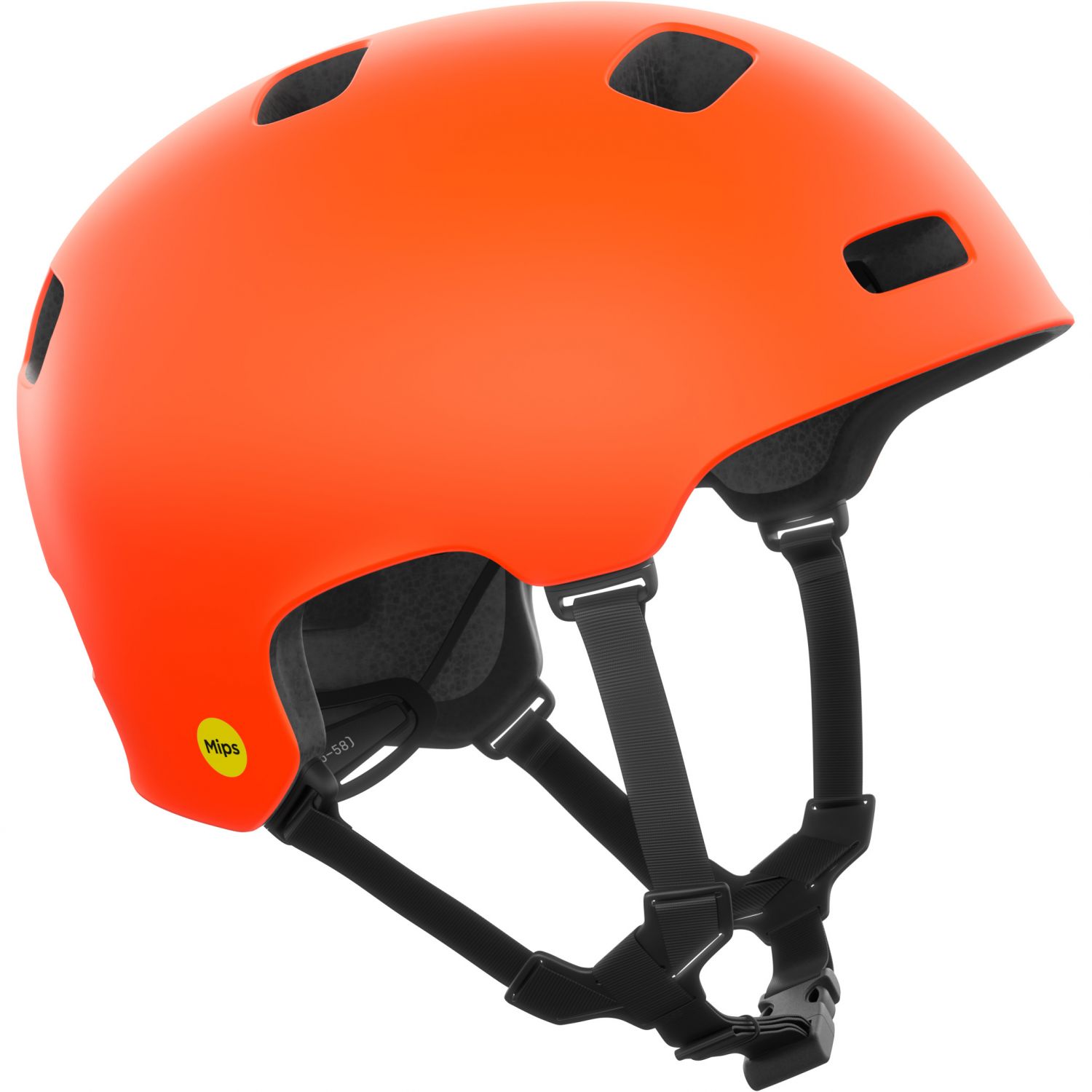POC Crane MIPS, cyklistická prilba, fluorescenčná oranžová matná
