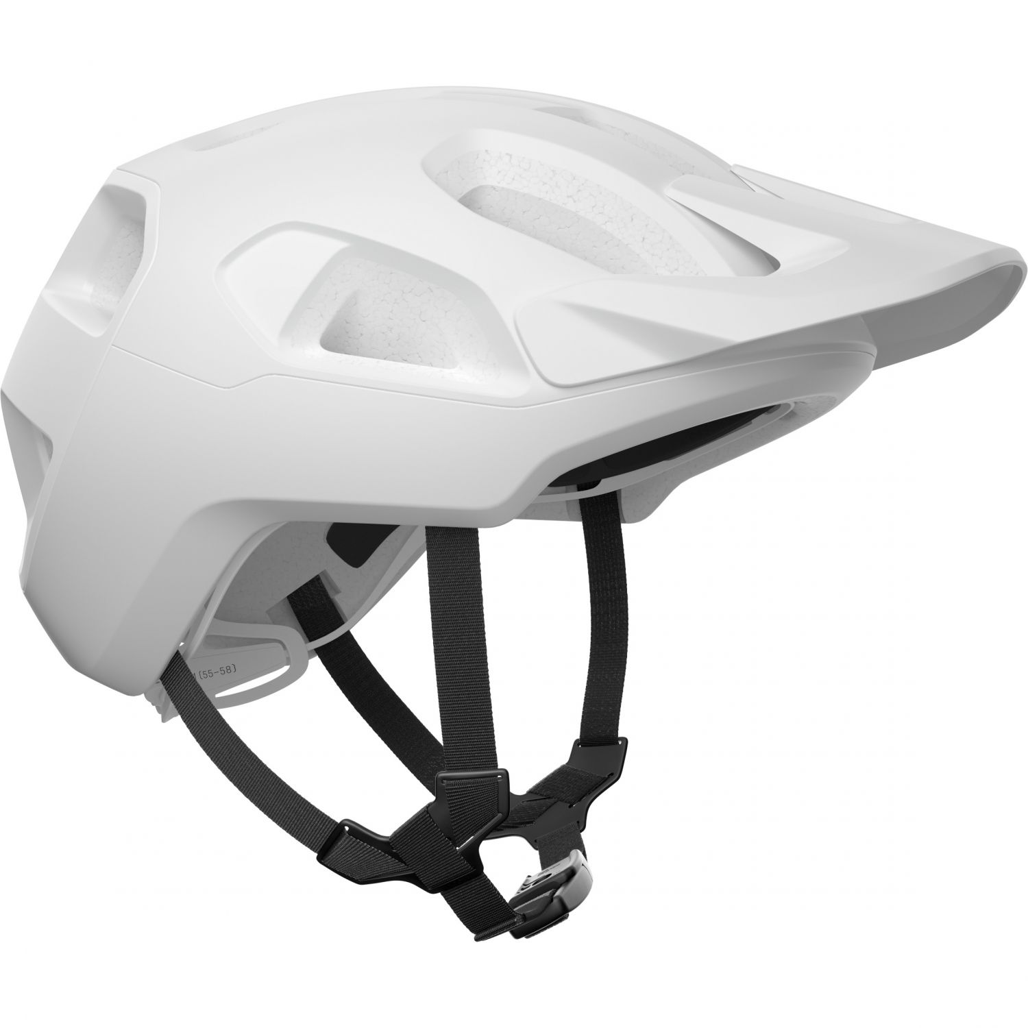 POC Cularis, cască de bicicletă, hidrogen alb mat
