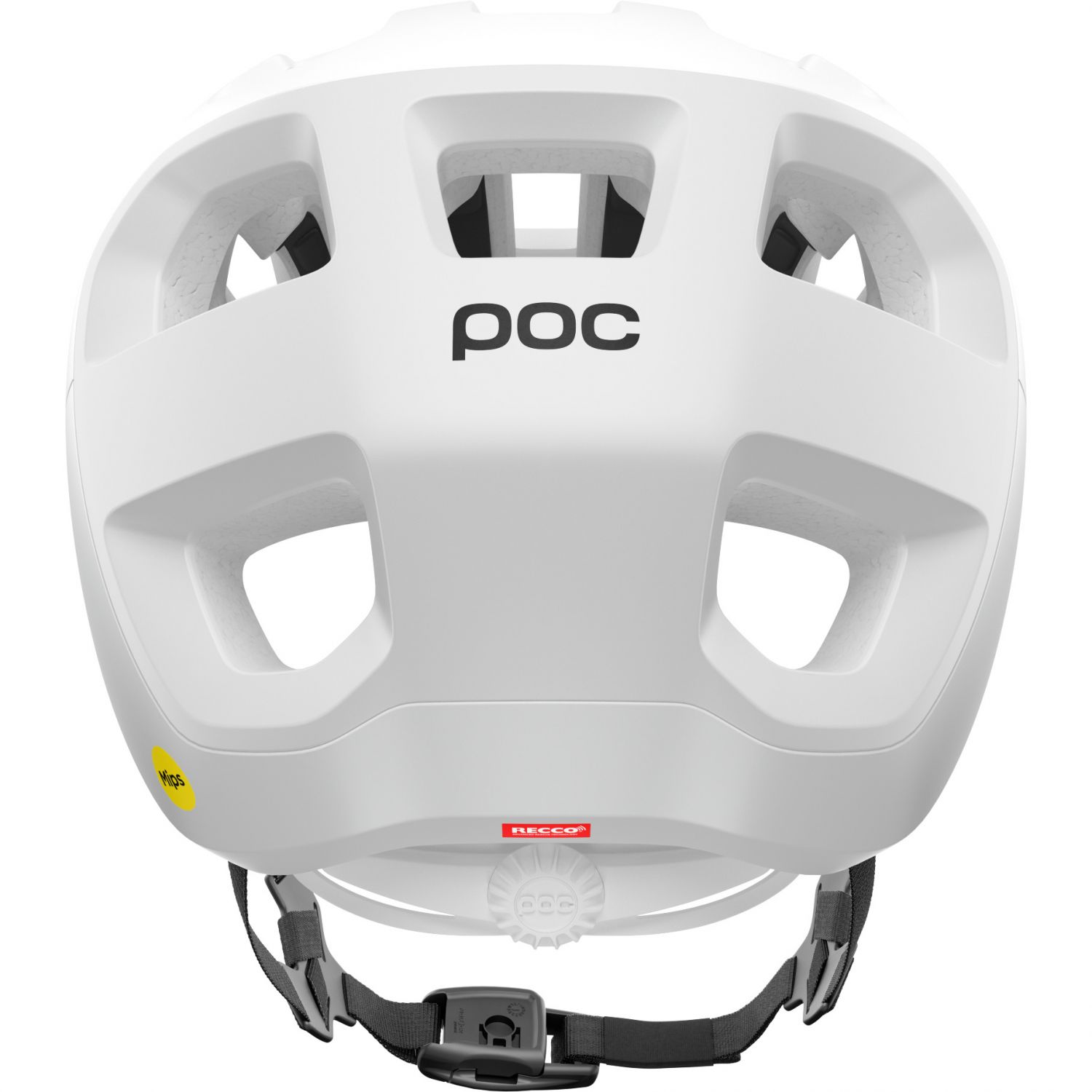 POC Cularis, cască de bicicletă, hidrogen alb mat