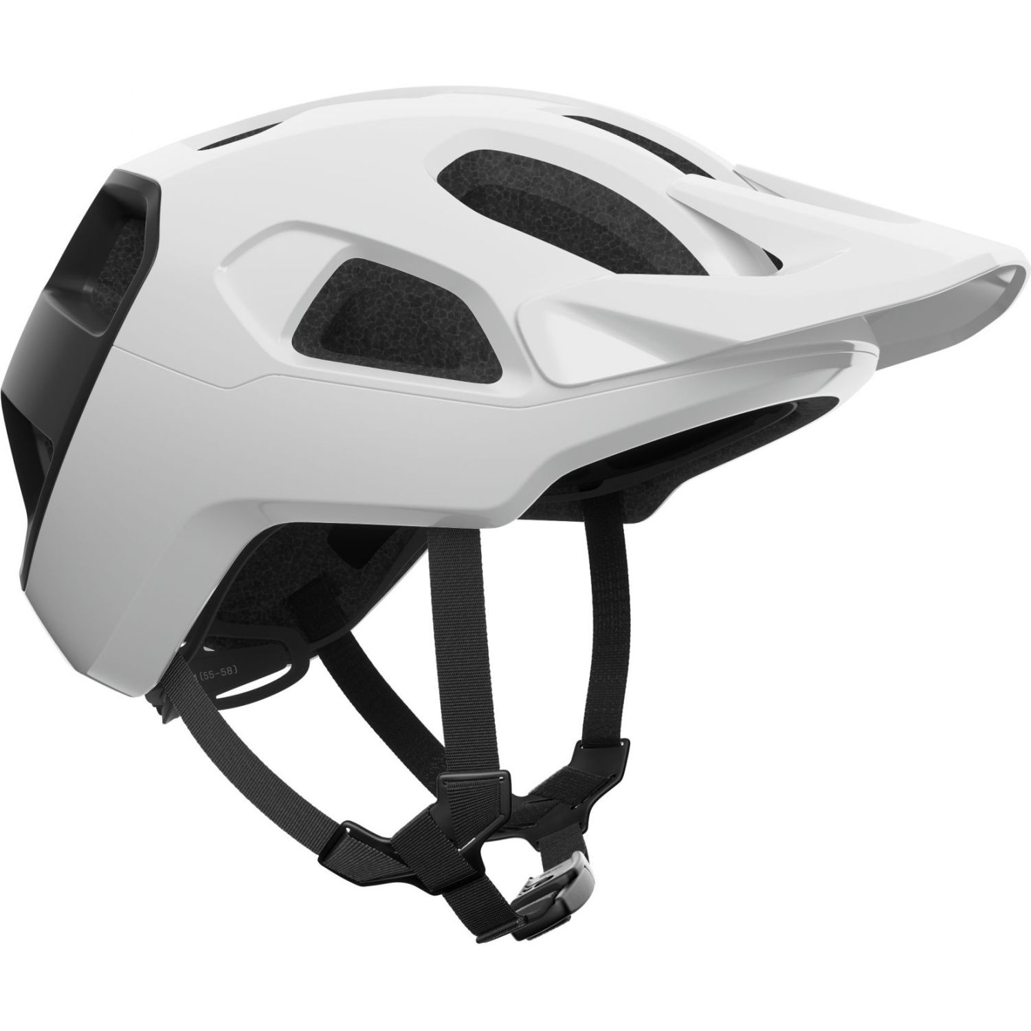 POC Cularis, cykelhjelm, hydrogen white/uranium black matt