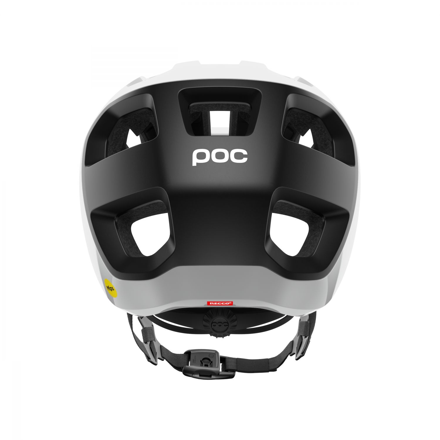POC Cularis, cyklistická prilba, vodíková biela/urániová čierna matná