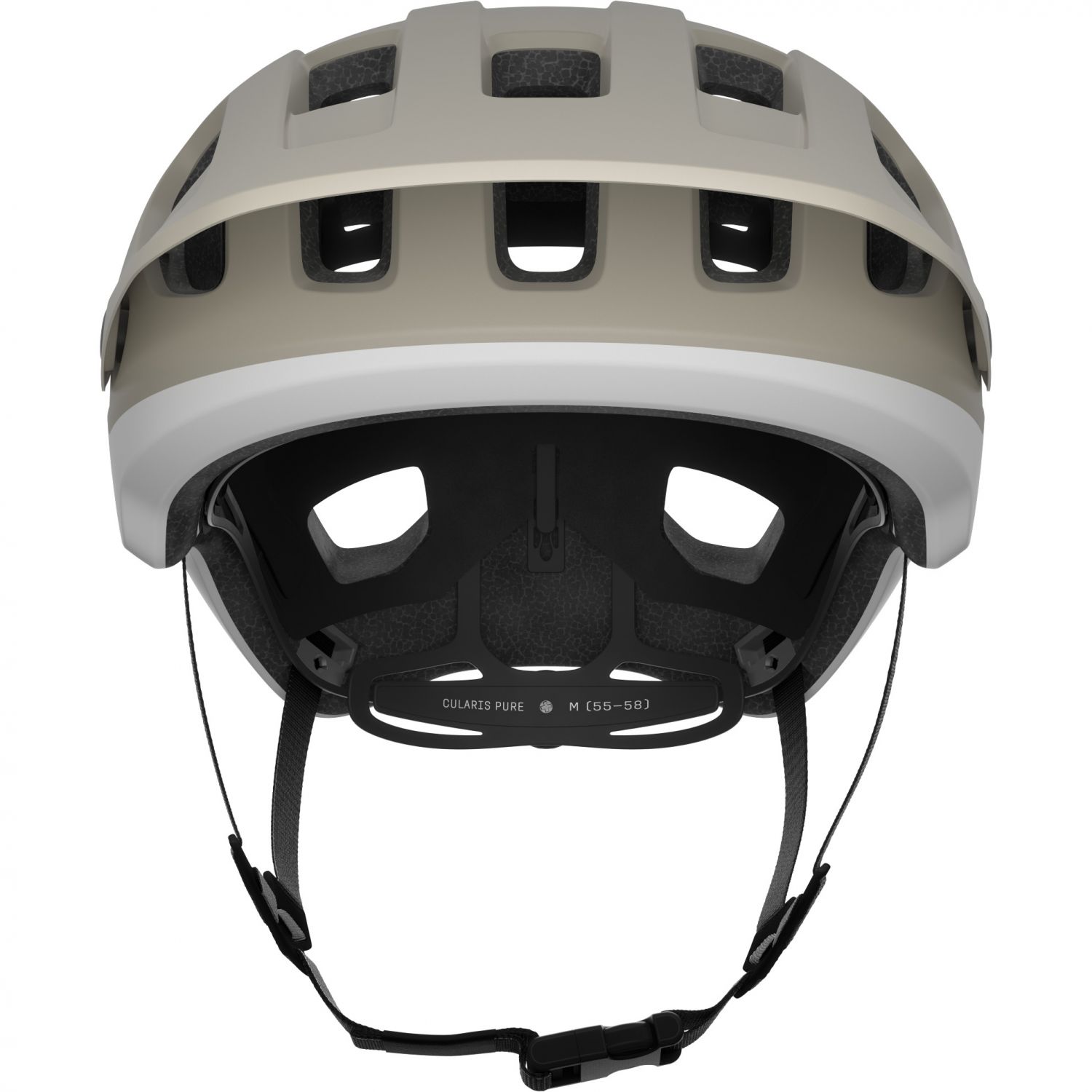 POC Cularis Pure, casco de ciclismo, mineral grey/hydrogen white matt