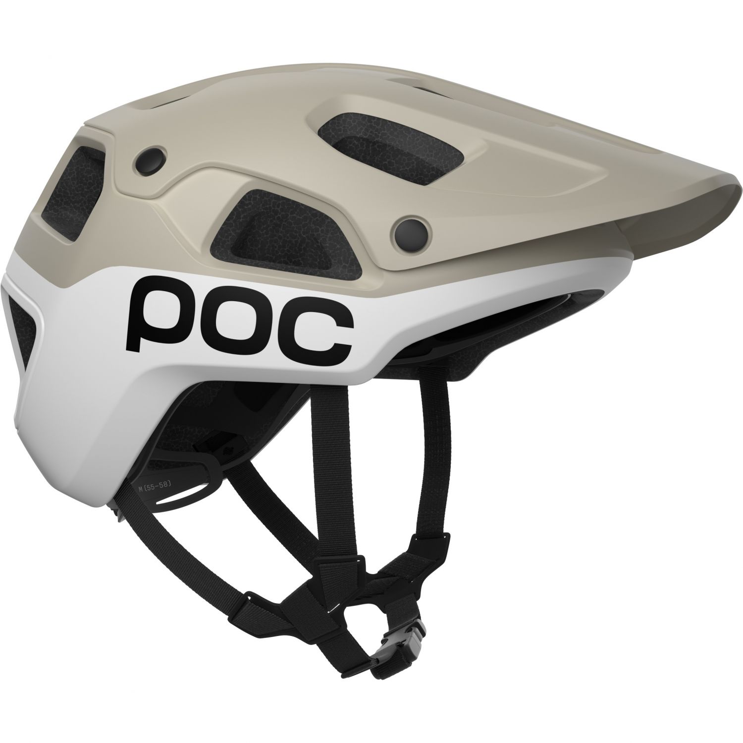 POC Cularis Pure, fietshelm, mineral grey/hydrogen white matt