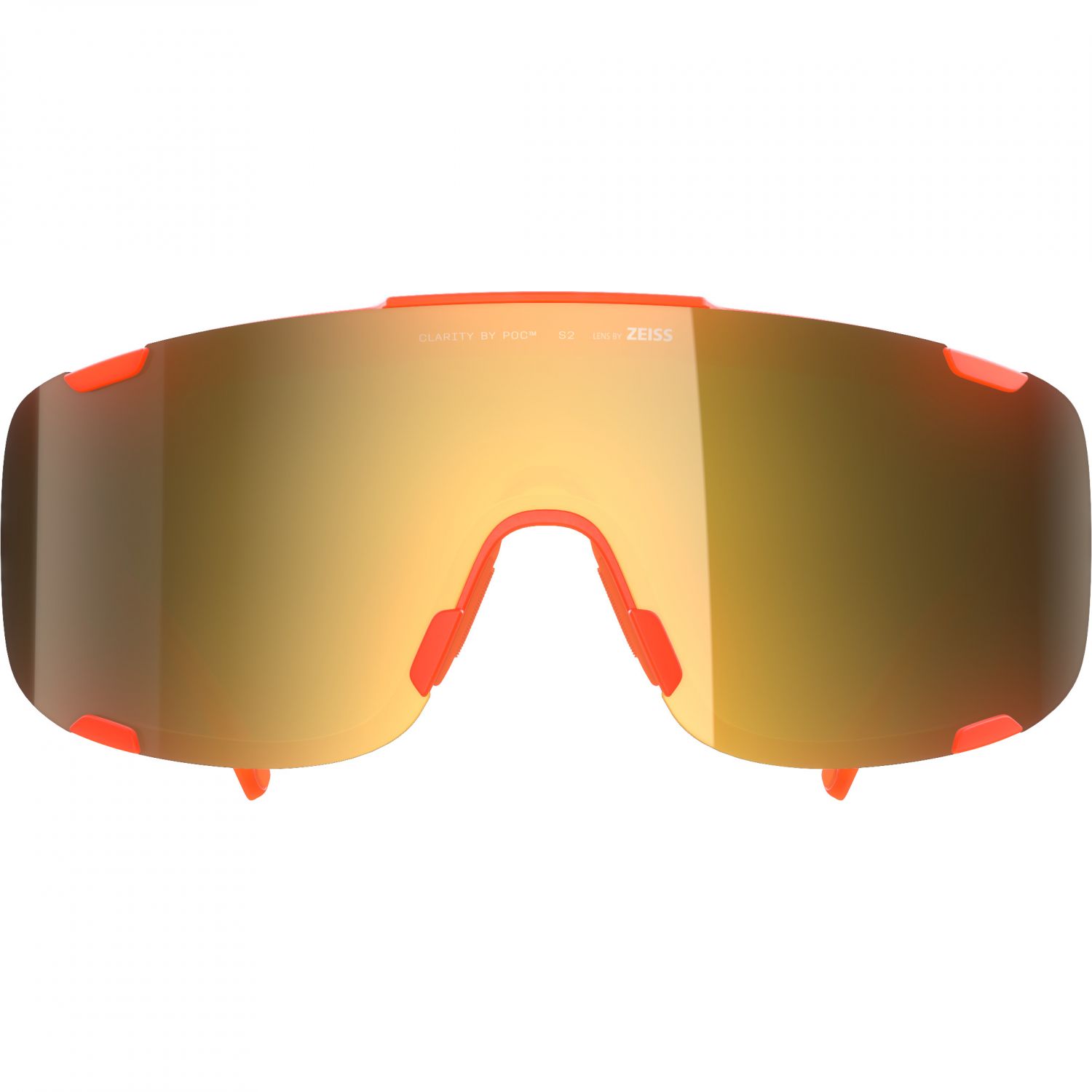 POC Devour Mid, okulary przeciws?oneczne, fluorescent orange translucent