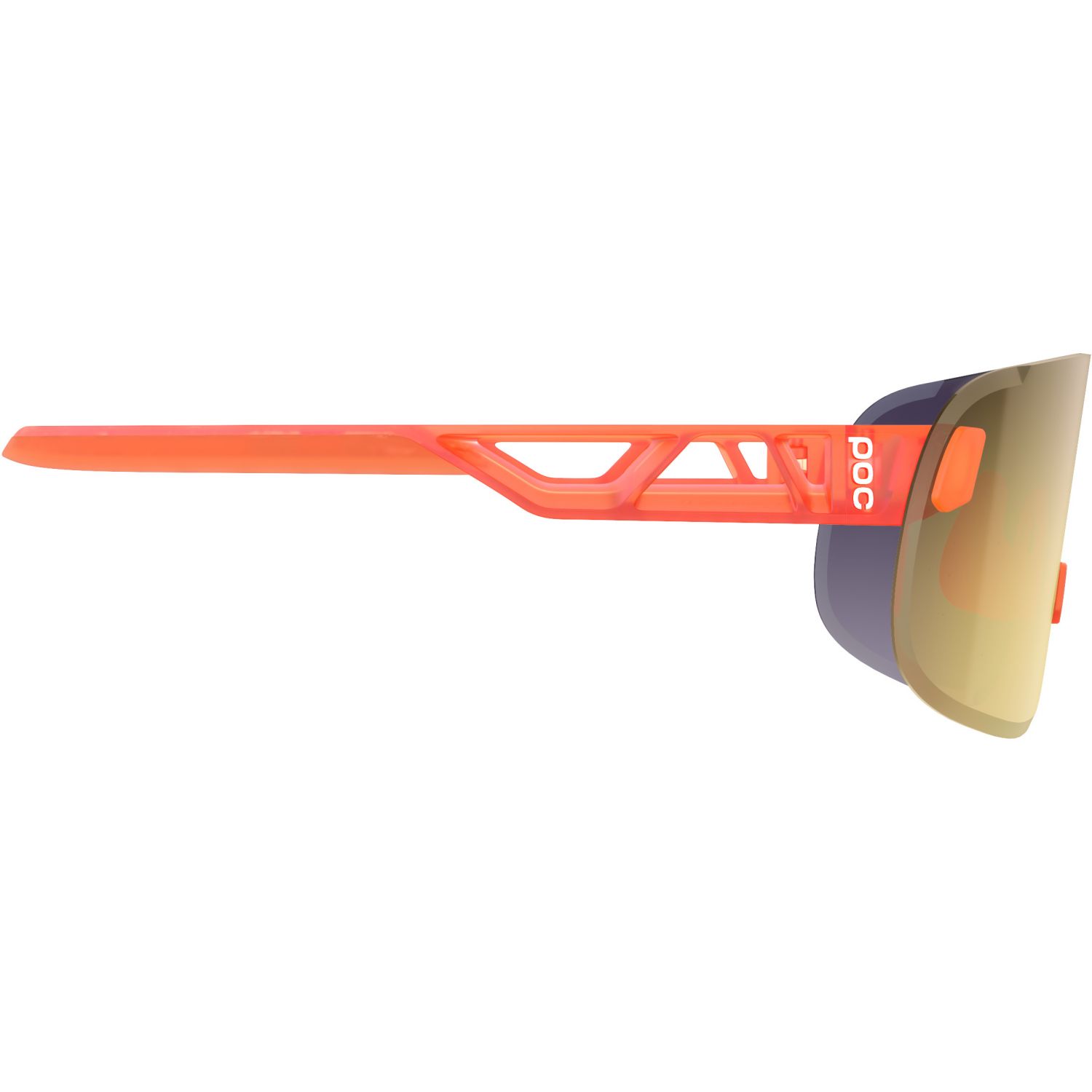 POC Elicit, lunettes de soleil, fluorescent orange translucent