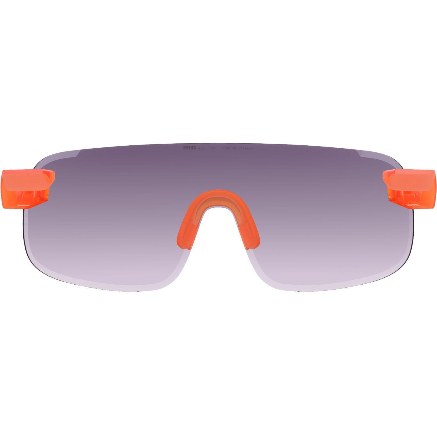 POC Elicit, occhiali da sole, fluorescent orange translucent