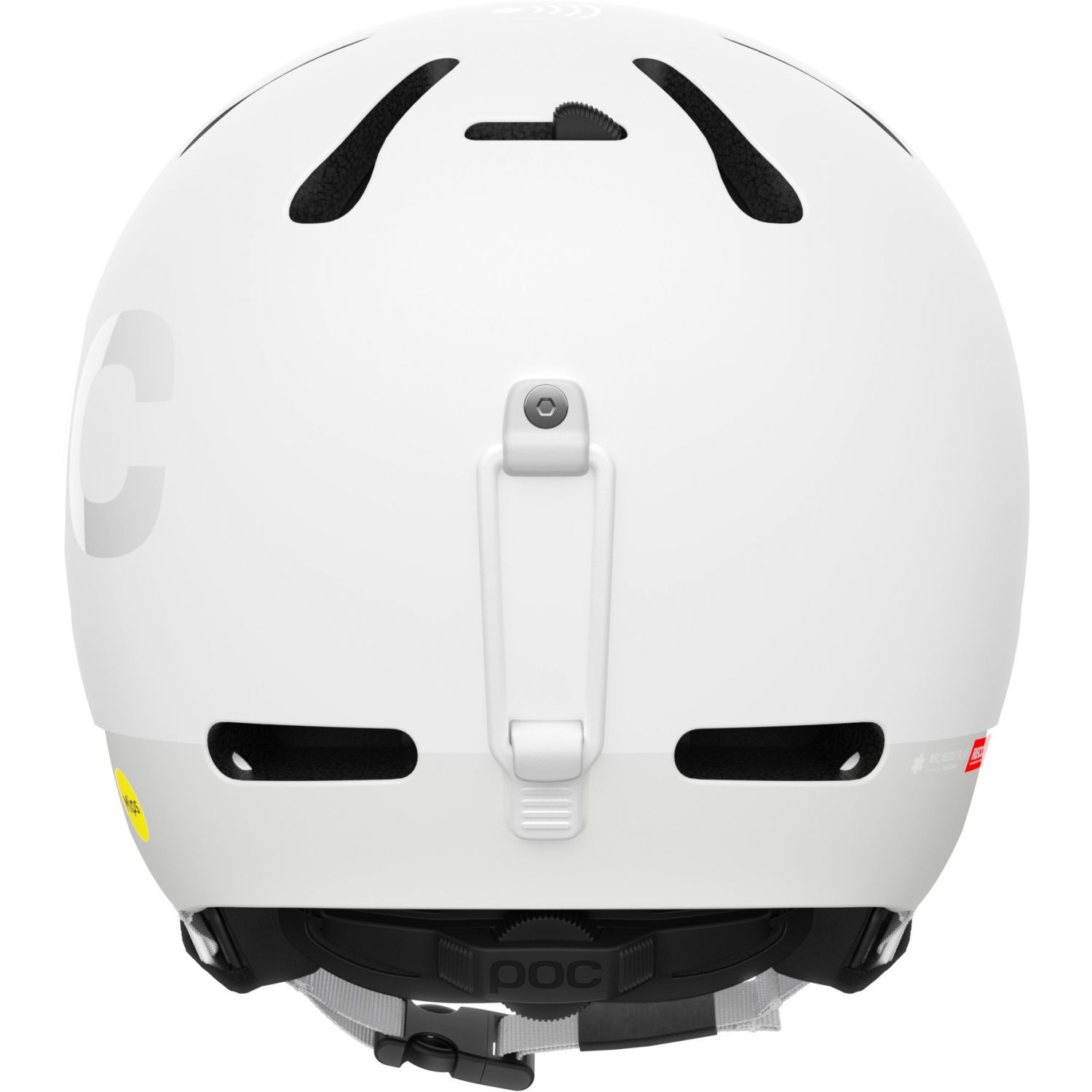 POC Fornix BC, casco da sci, hydrogen white matt