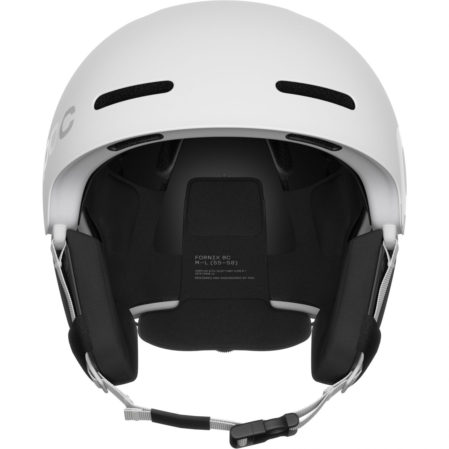 POC Fornix BC, casco de esquí, hydrogen white matt