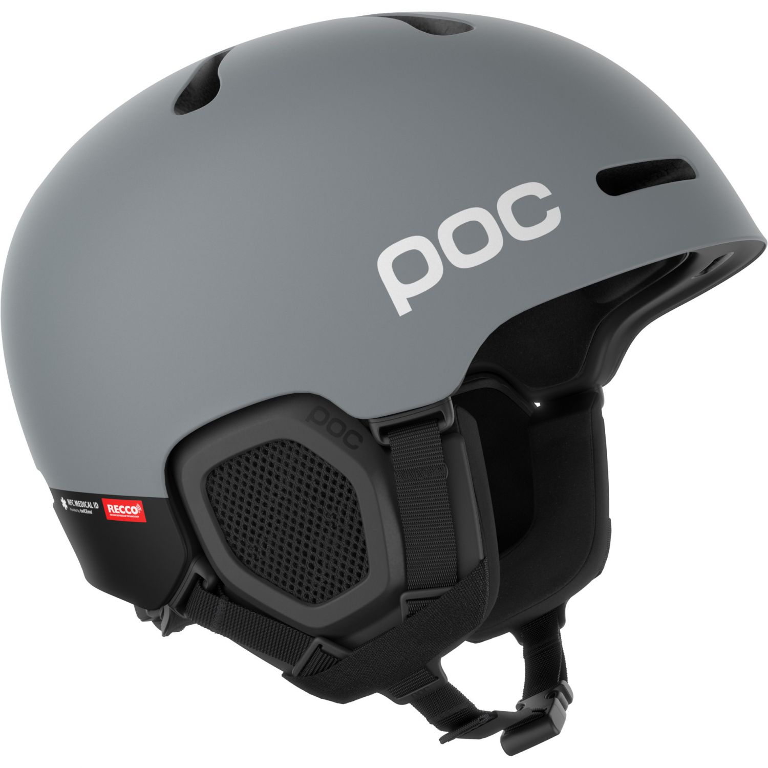 POC Fornix BC, casque de ski, granite grey matt