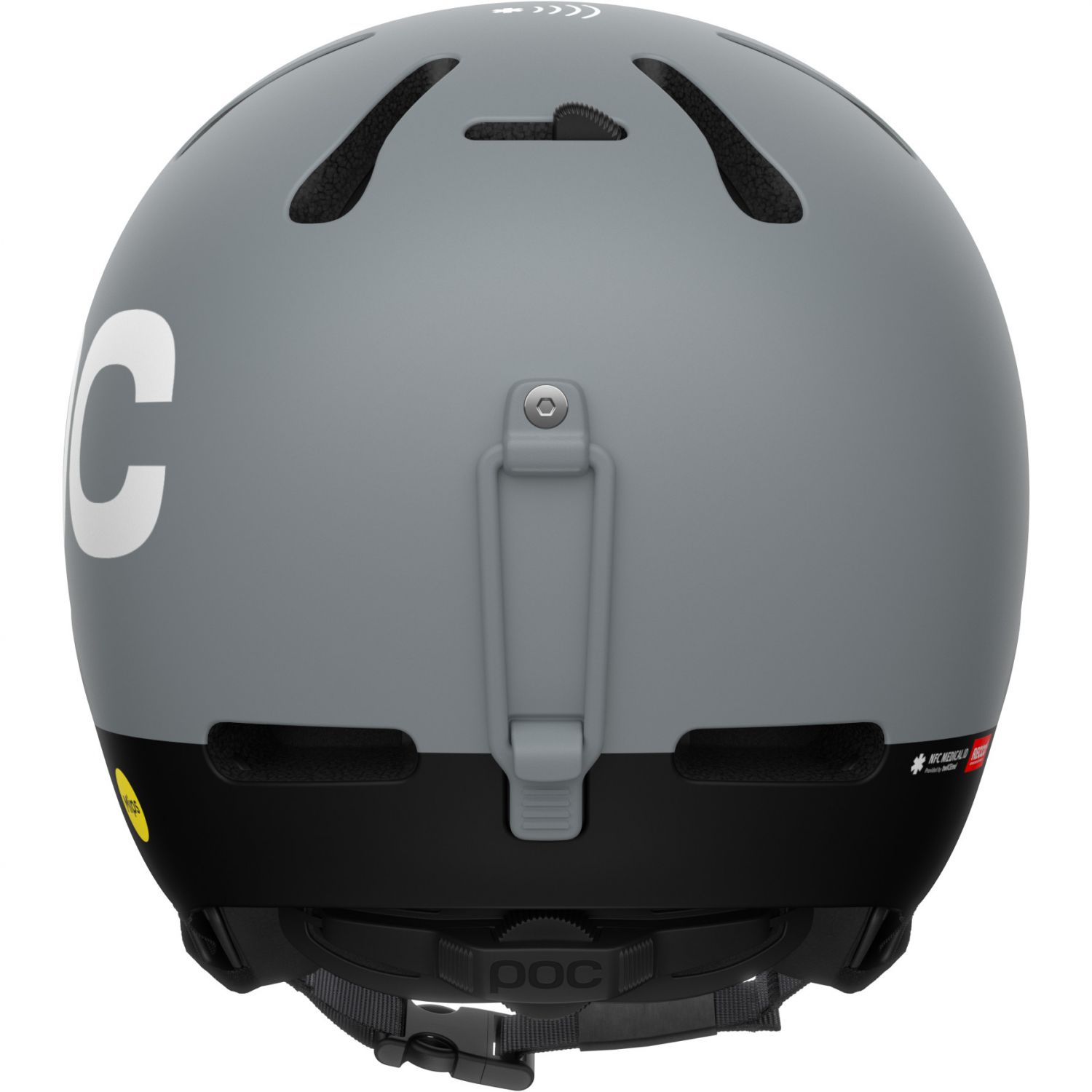 POC Fornix BC, casque de ski, granite grey matt
