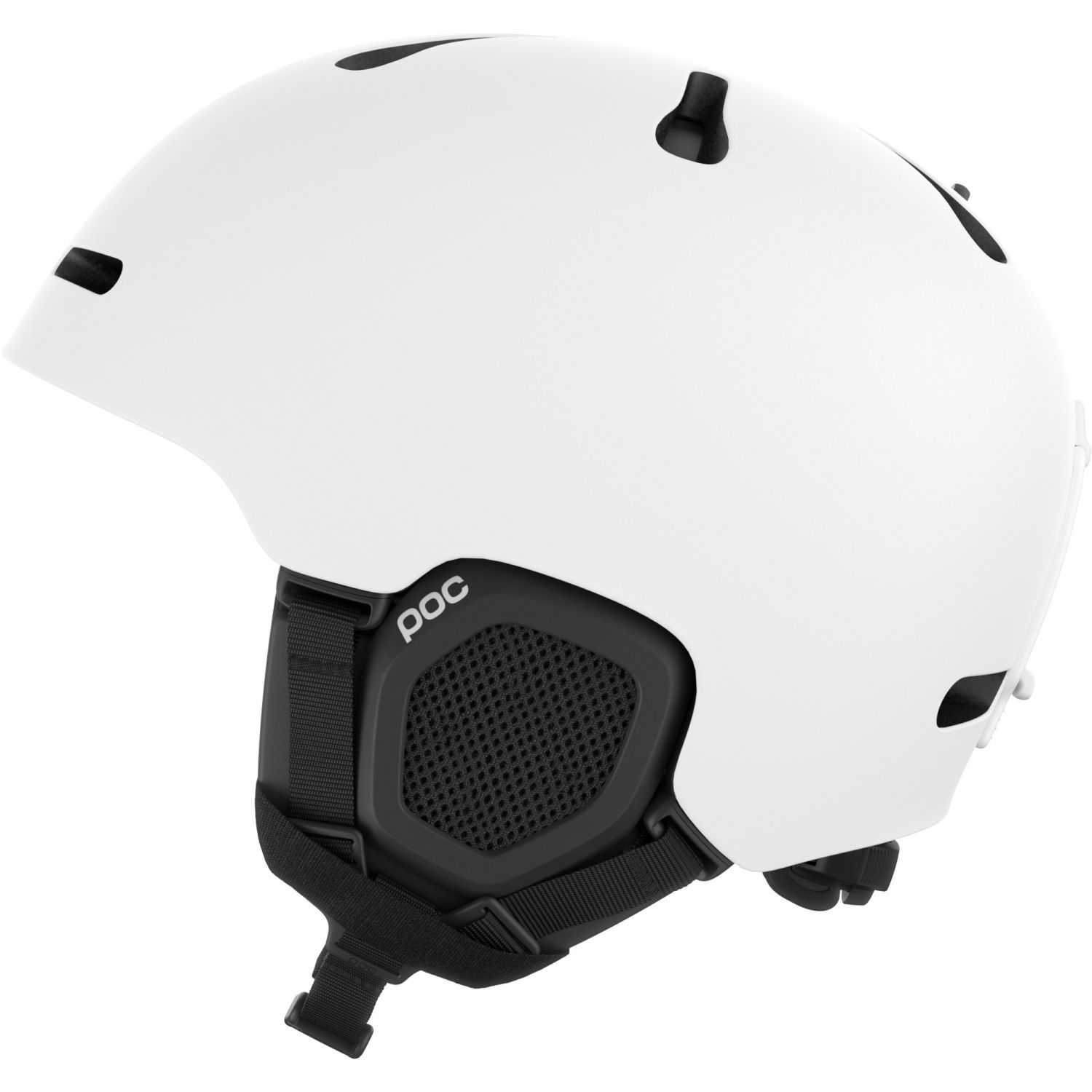 POC Fornix BC, casque de ski, hydrogen white matt