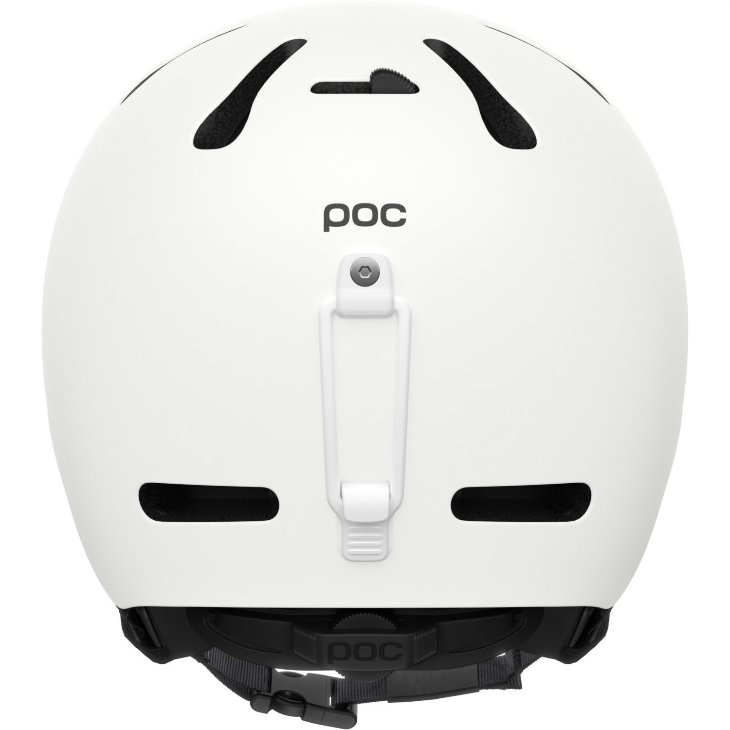 POC Fornix BC, casque de ski, hydrogen white matt