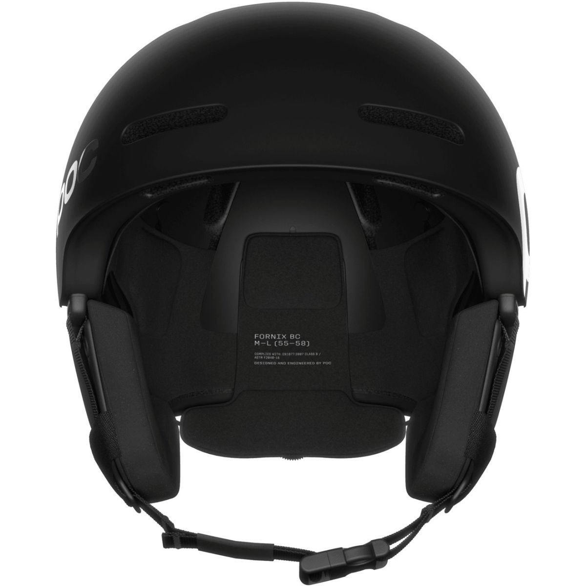 POC Fornix BC, skihlem, uranium black matt