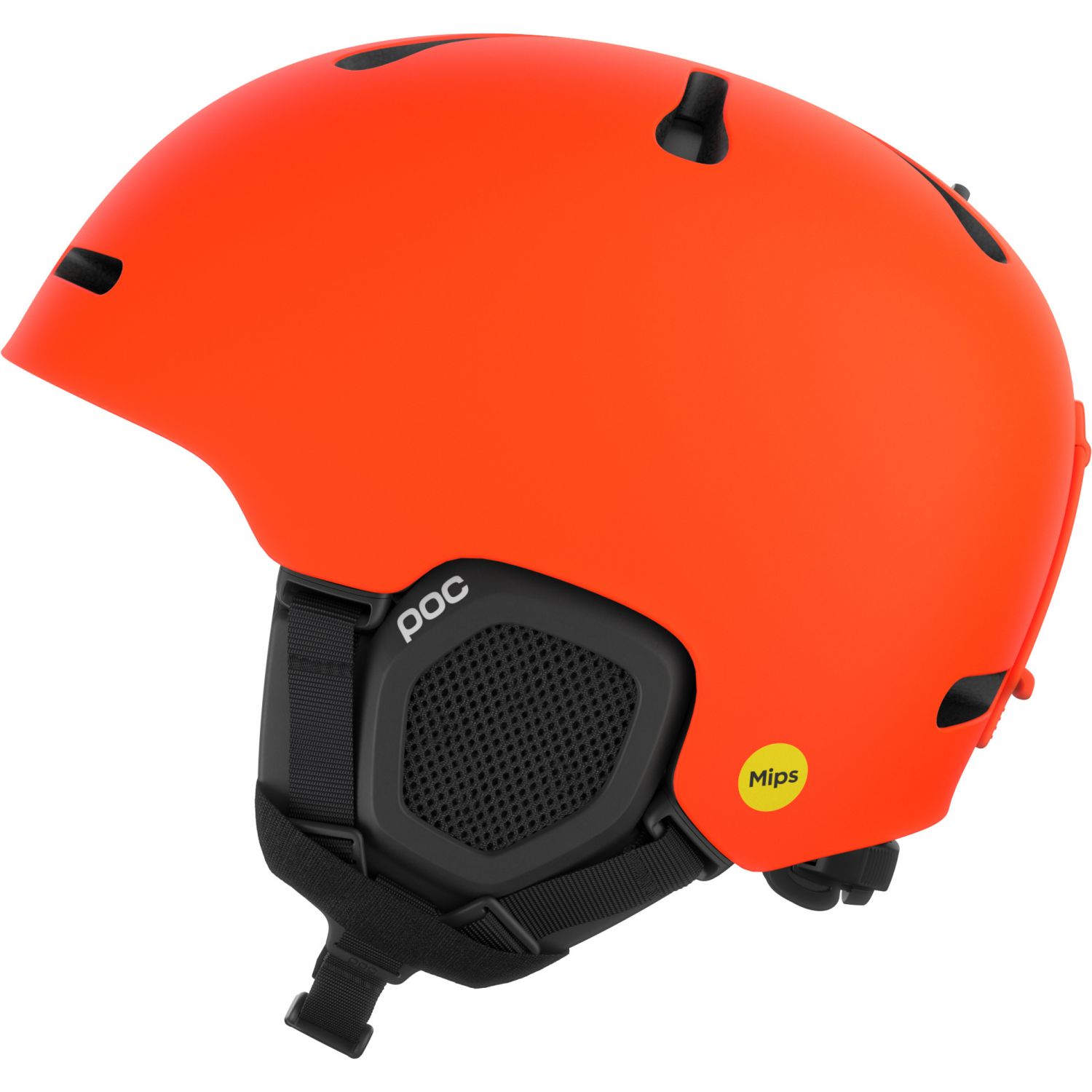 POC Fornix MIPS, casco da sci, fluorescent orange matt
