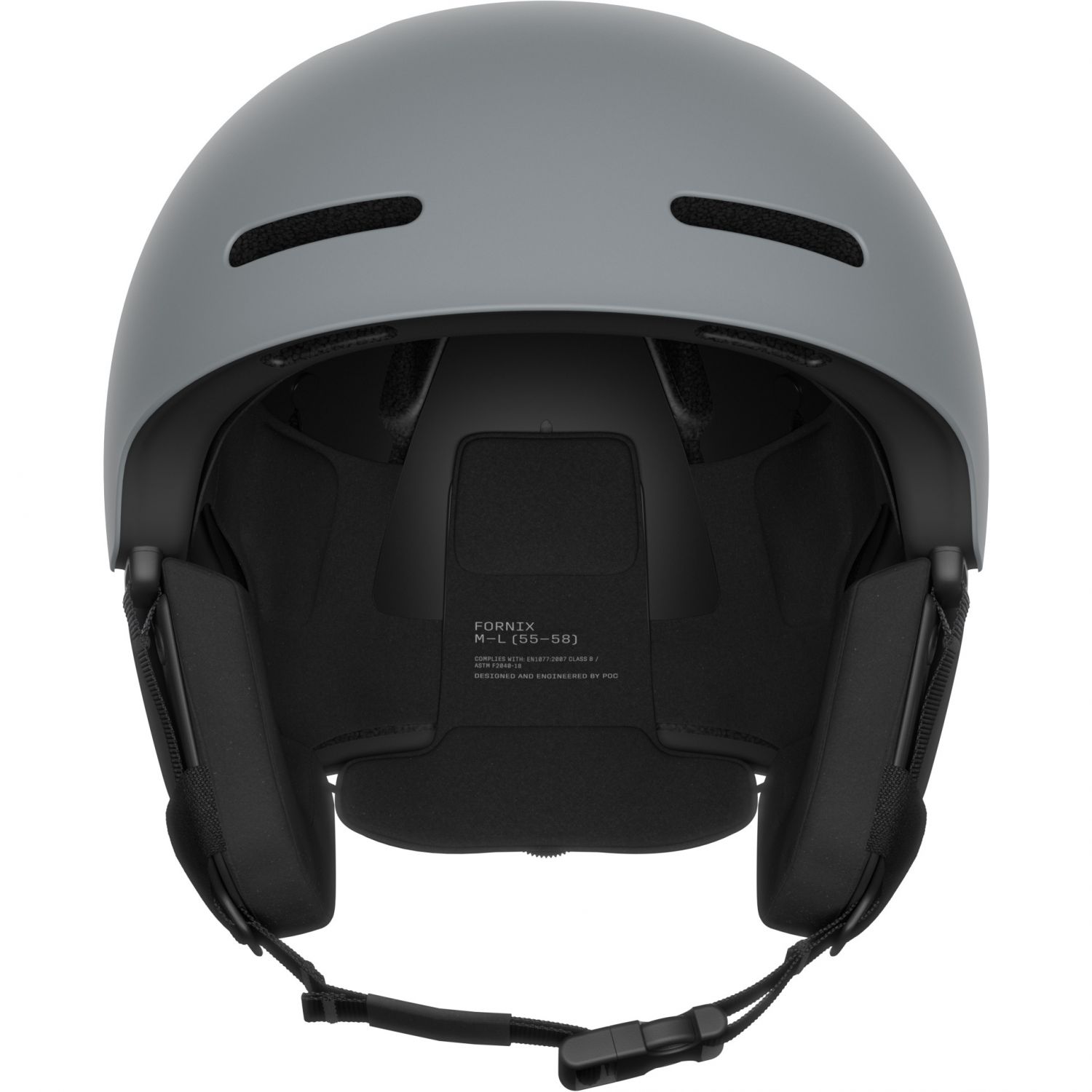 POC Fornix MIPS, casco da sci, granite grey matt