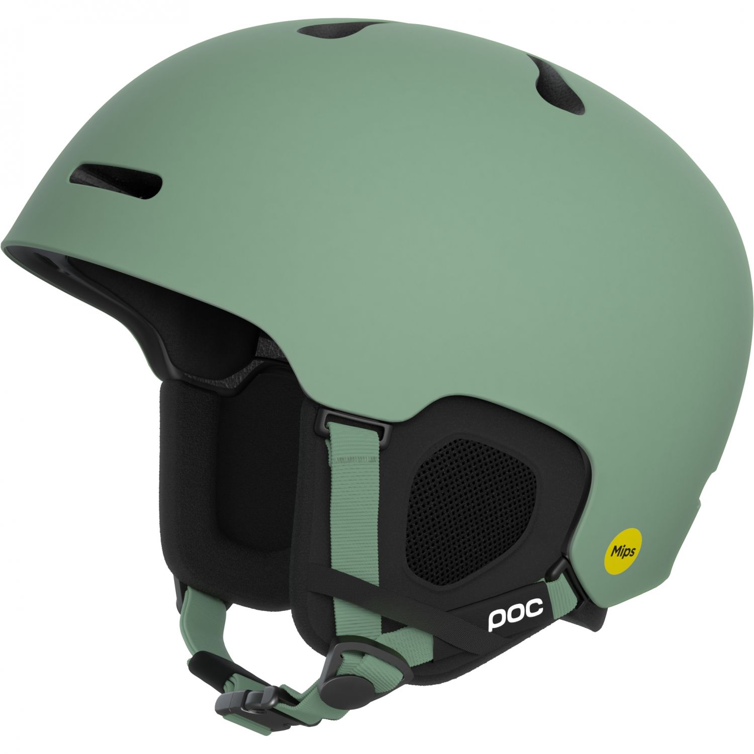 POC Fornix MIPS, casque de ski, gibbsite green matt