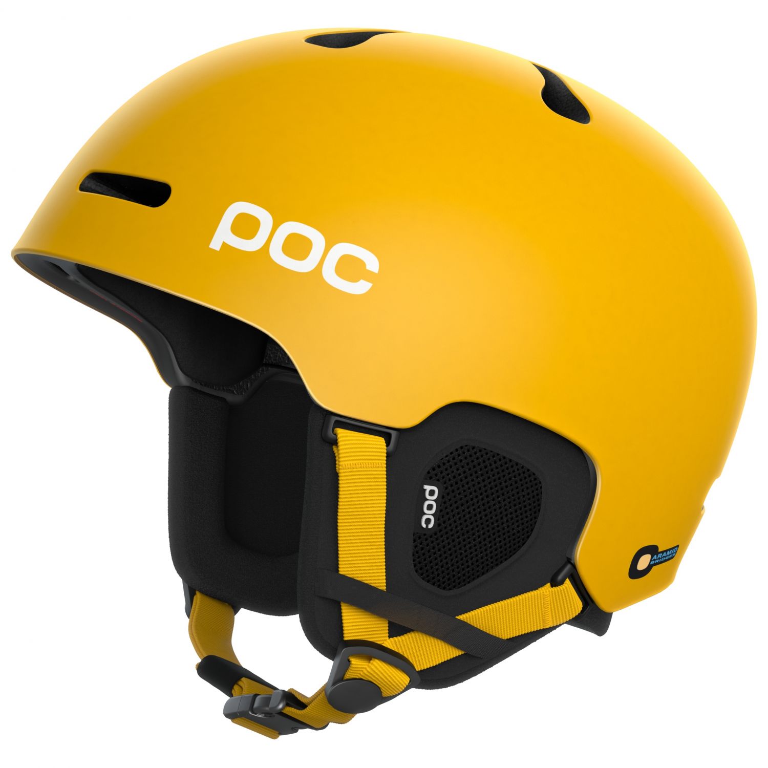 POC Fornix MIPS, kask narciarski, żółty siarczynowy matowy