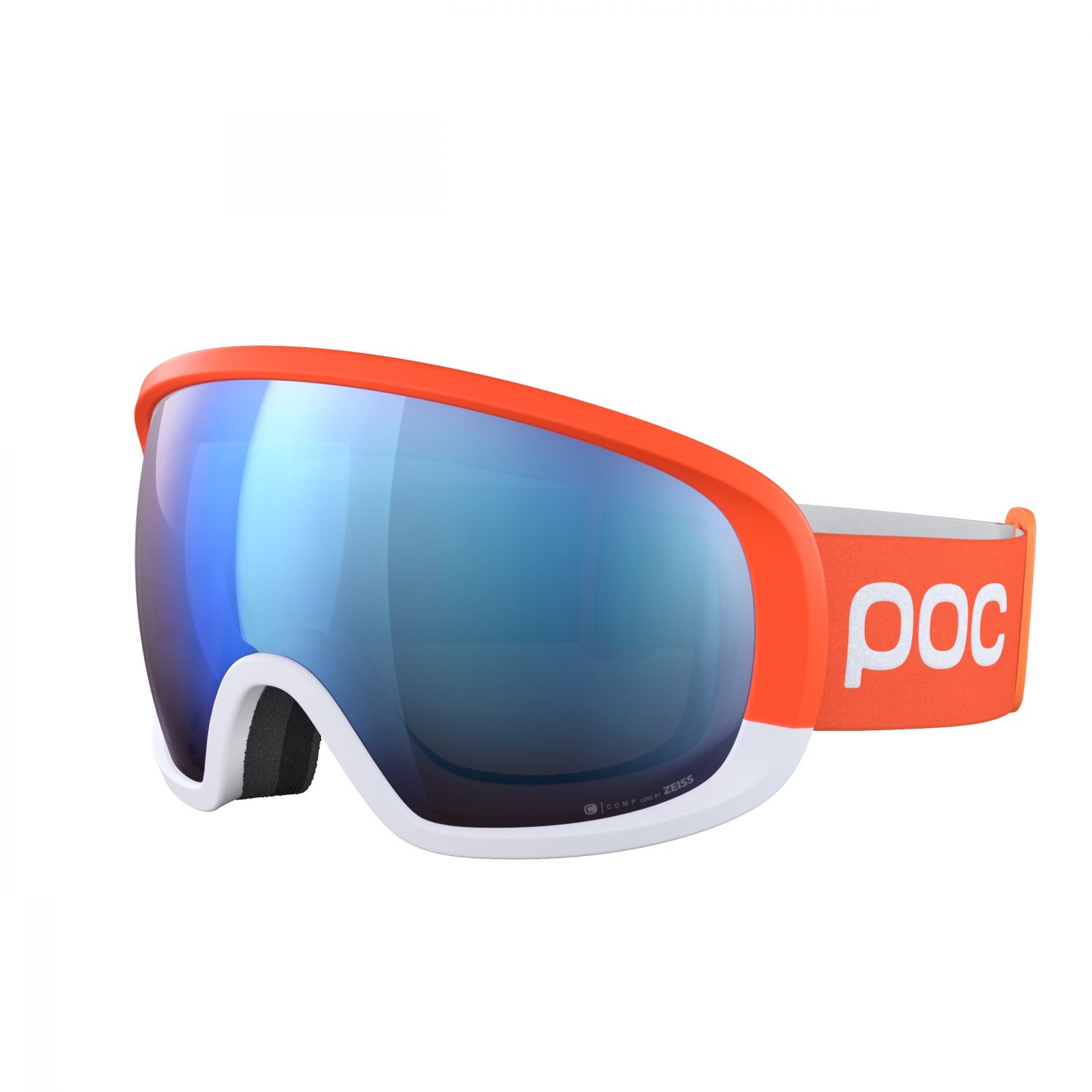POC Fovea Clarity Comp, skibrille, flourescent orange/hydrogen white/spektris blue
