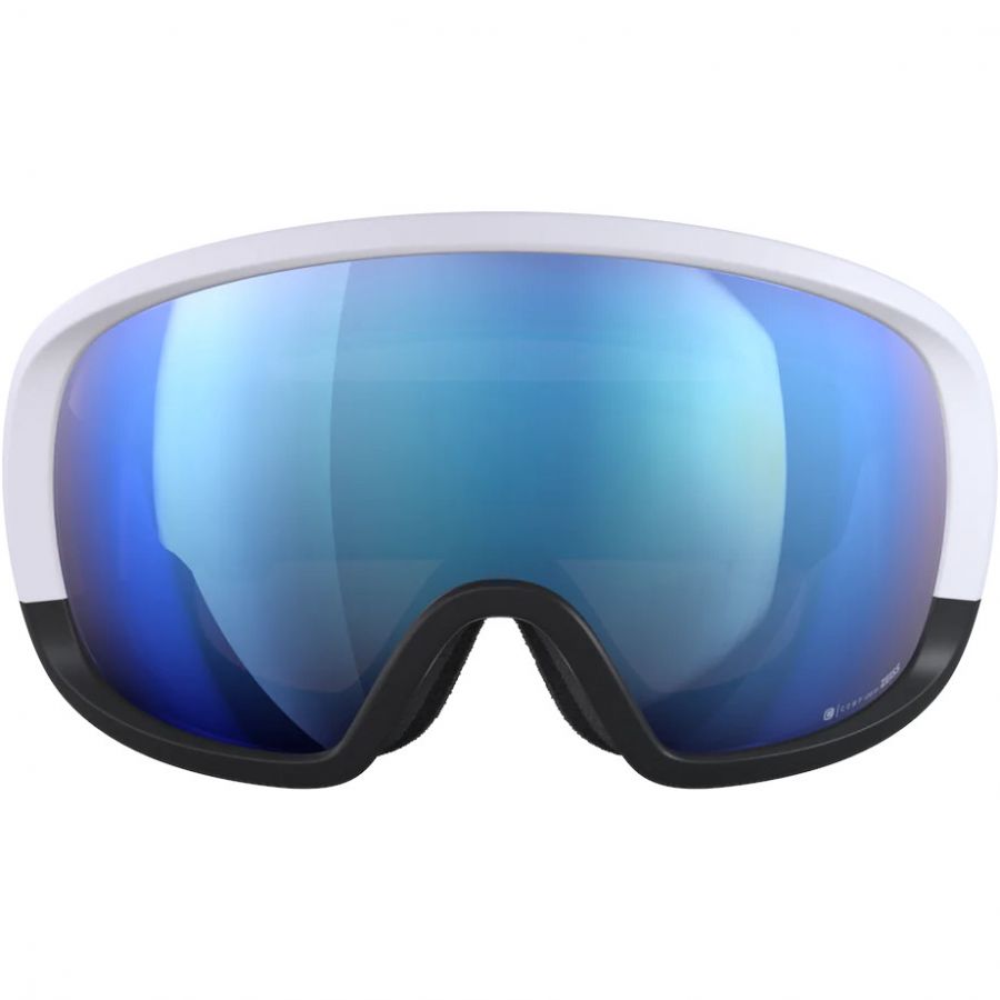 POC Fovea Clarity Comp+, Skibrille, Hydrogen White/Uranium Black/Spektris Blue