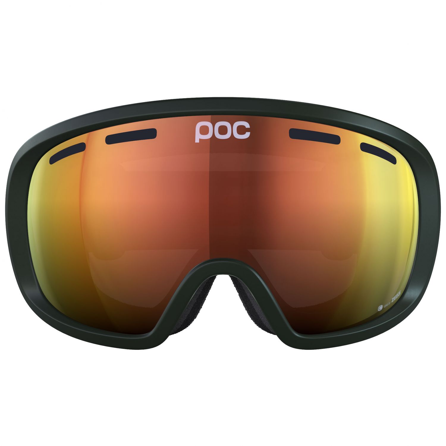 POC Fovea Clarity POW JJ, gogle narciarskie, zielony bizmut