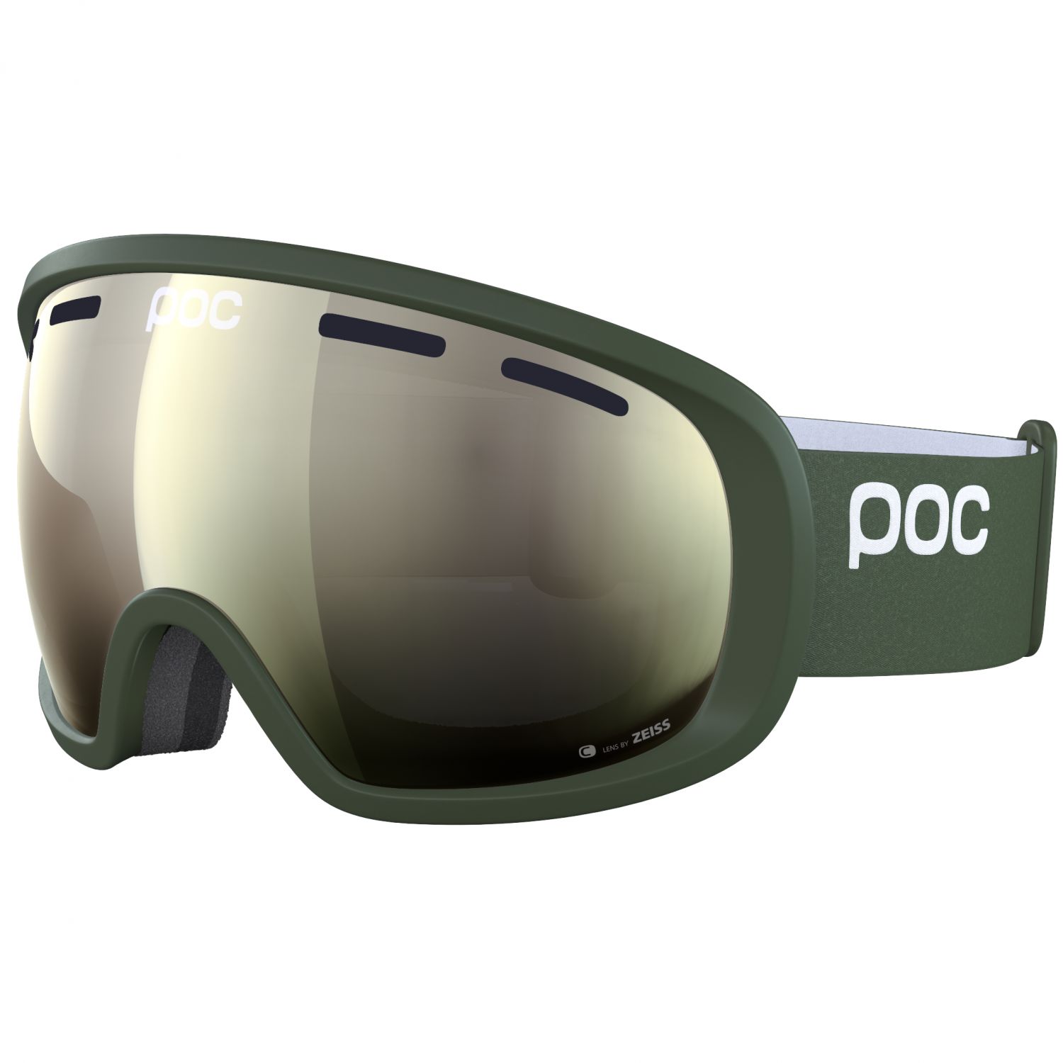 POC Fovea Clarity, skibrille, epidote green/clarity define/spektris ivory