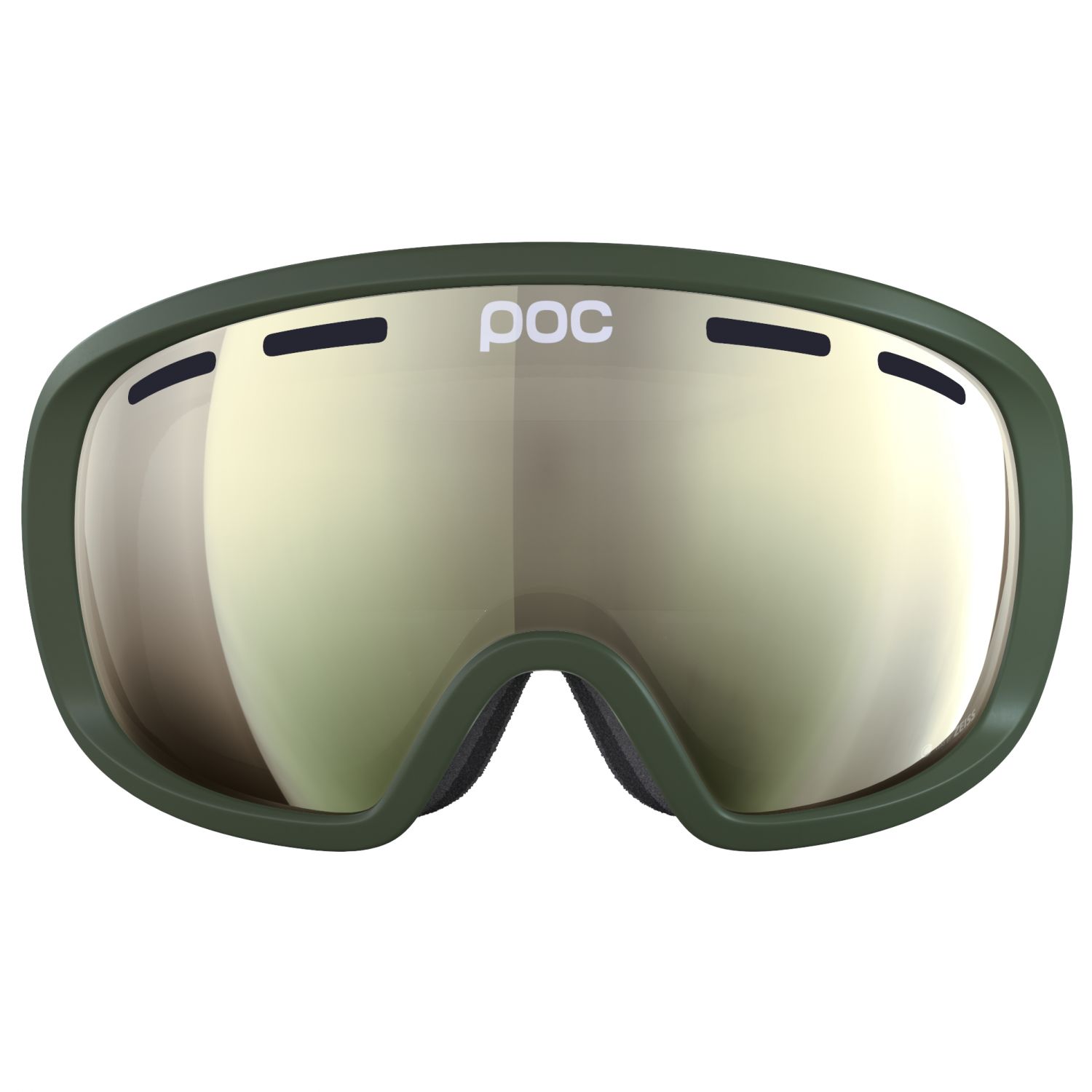 POC Fovea Clarity, skibrille, epidote green/clarity define/spektris ivory