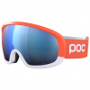 POC Fovea Mid Clarity Comp+, Skibrille, Flourescent Orange/Hydrogen White/Spektris Blue