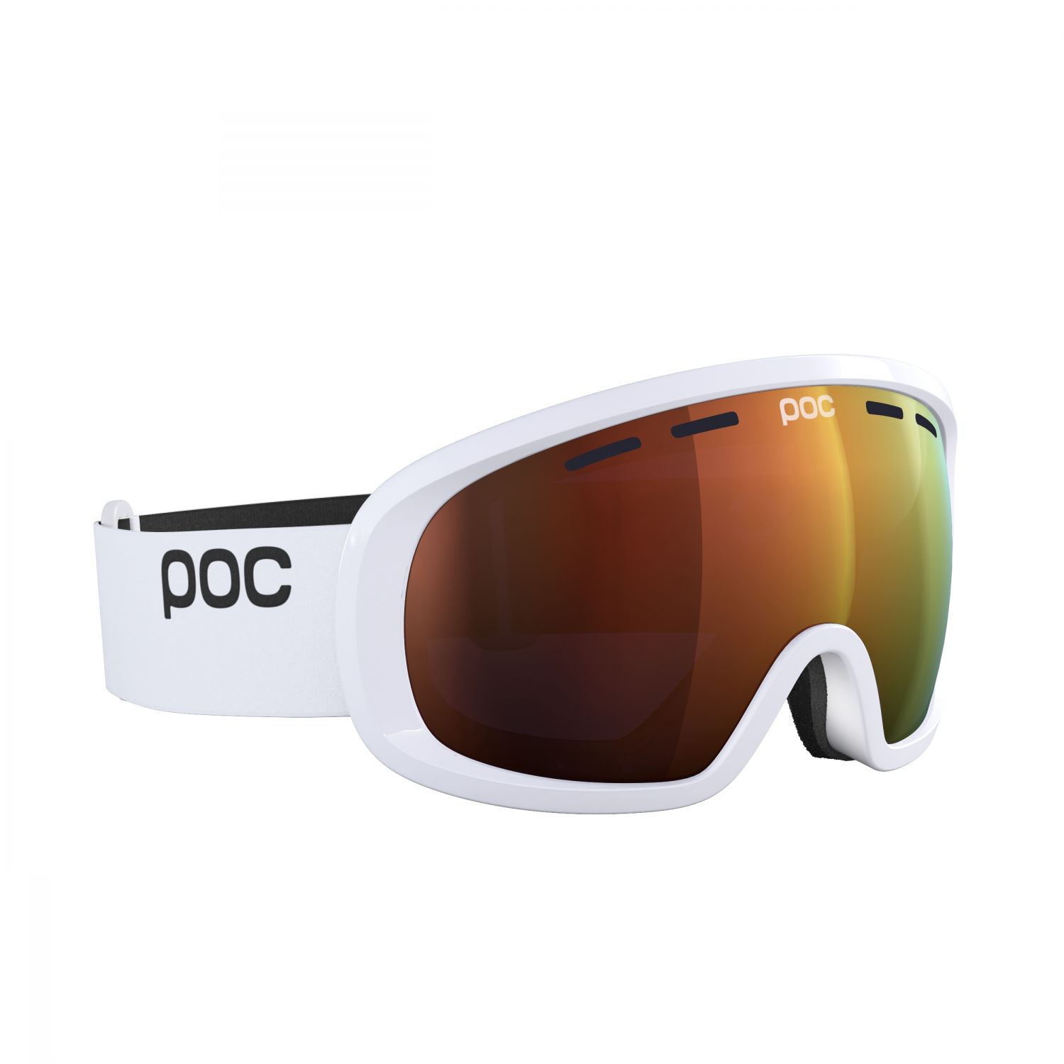 POC Fovea Mid, Skibrille, Hydrogen White