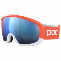 POC Fovea Race, ski goggles, zink orange/hydrogen white
