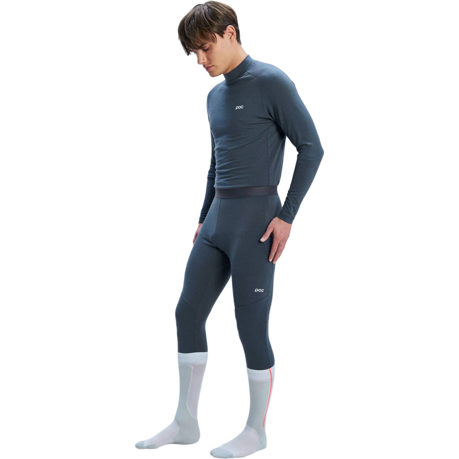POC Layer Merino 3/4 Tights, aluskerroshousut, miehet, tummanharmaa