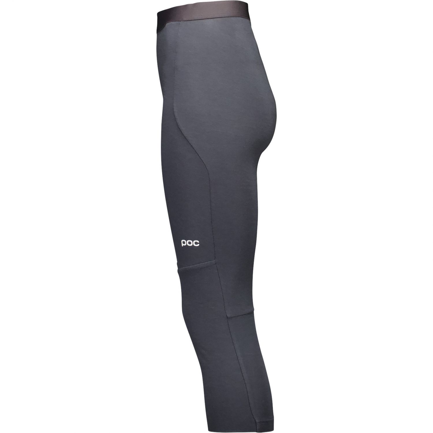 POC Layer Merino 3/4 Tights, cuecas de esqui para mulher, cinzento escuro
