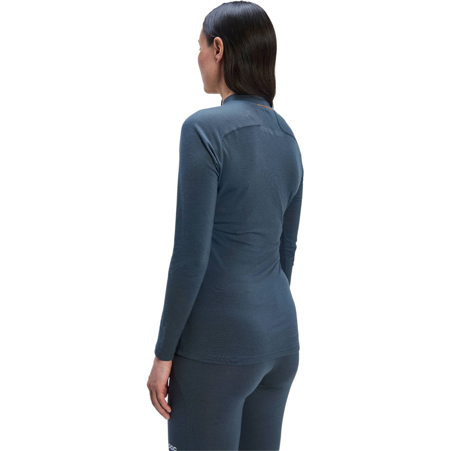 POC Layer Merino Mock Neck Jersey, skiundertrøje, dame, mørkegrå