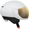 POC Levator MIPS, capacete de esqui com viseira, branco hidrogénio
