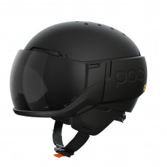 POC Levator MIPS casco de esquí con visera, negro uranio mate