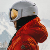 POC Levator MIPS, casque de ski avec visière, hydrogen white