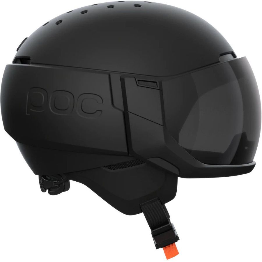 POC Levator MIPS, casque de ski avec visière, uranium black matt