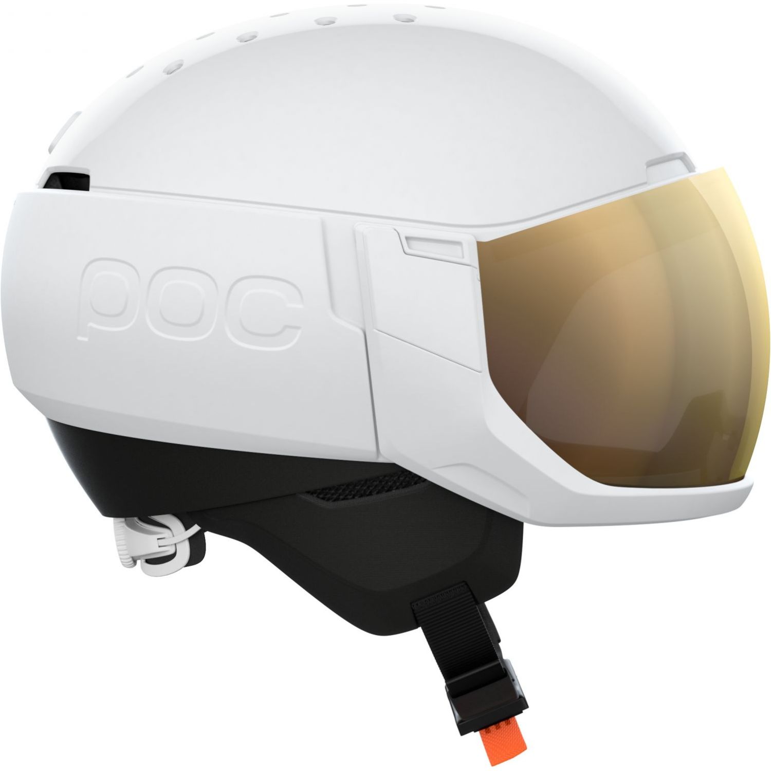 POC Levator MIPS, Skihelm m. Visier, Hydrogen White