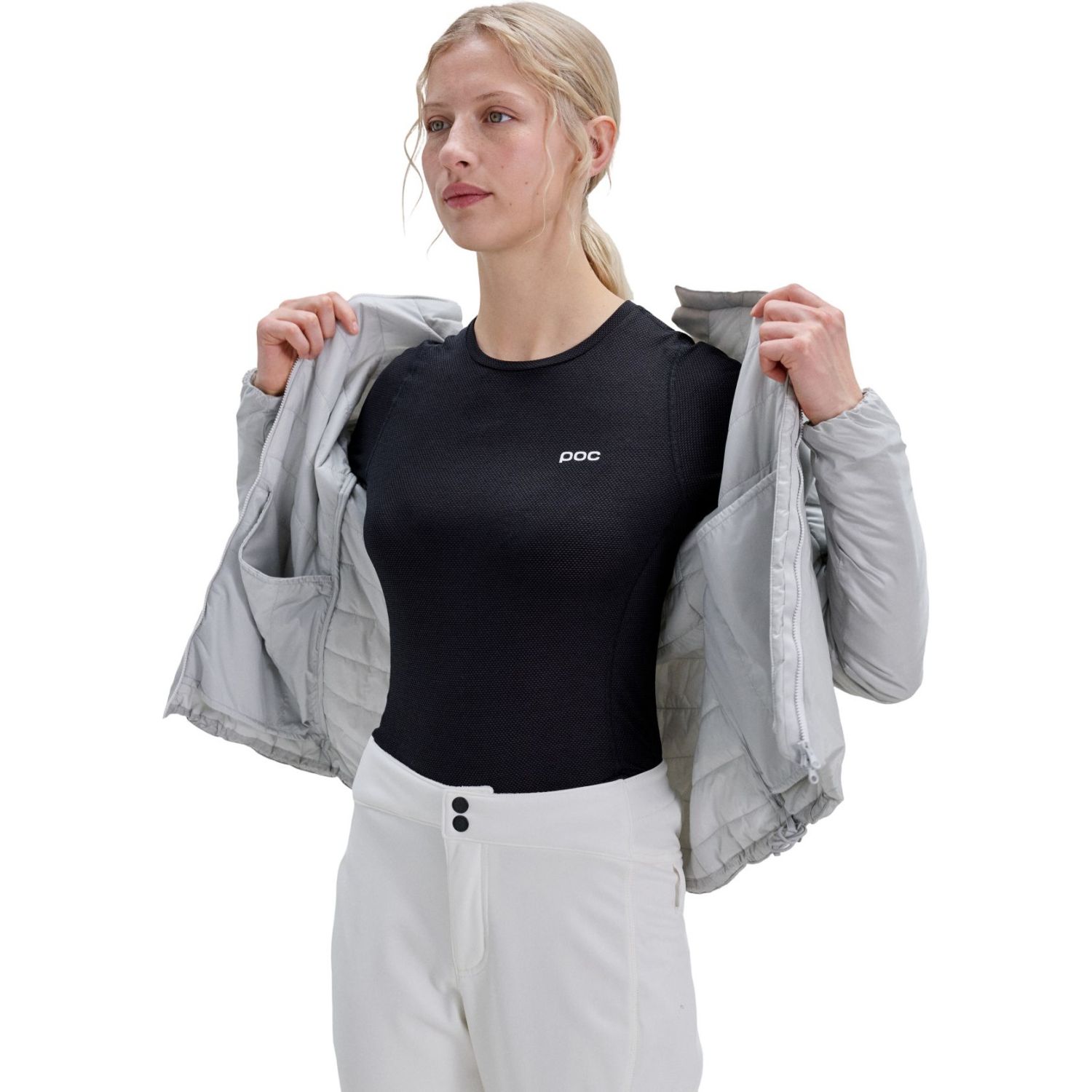 POC Lite Padded, Vinterjakke, Dame, Granite Grey