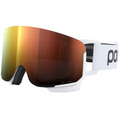 POC Nexal Clarity, masque de ski, hydrogen white/spektris orange