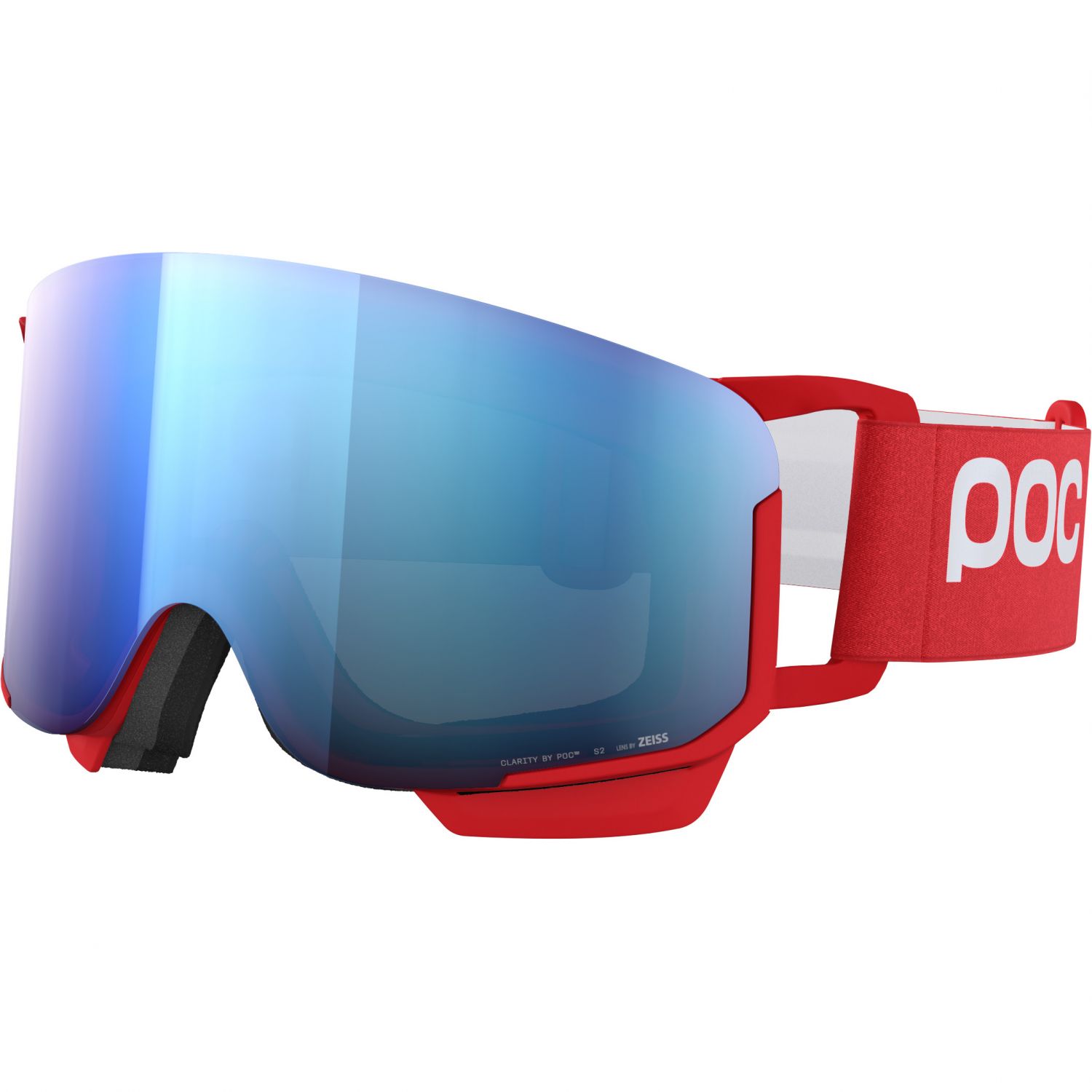POC Nexal Mid, gogle narciarskie, prismane red