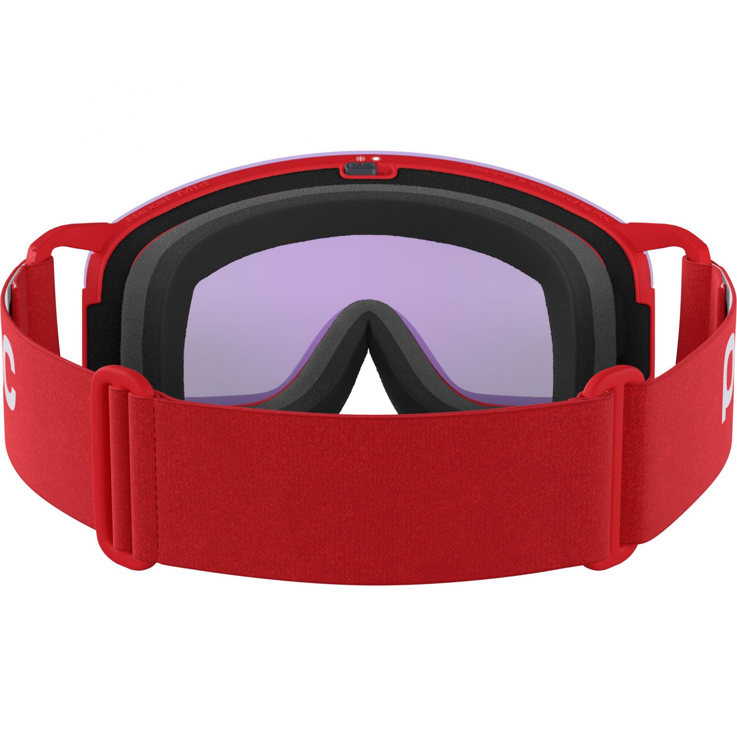 POC Nexal Mid, gogle narciarskie, prismane red